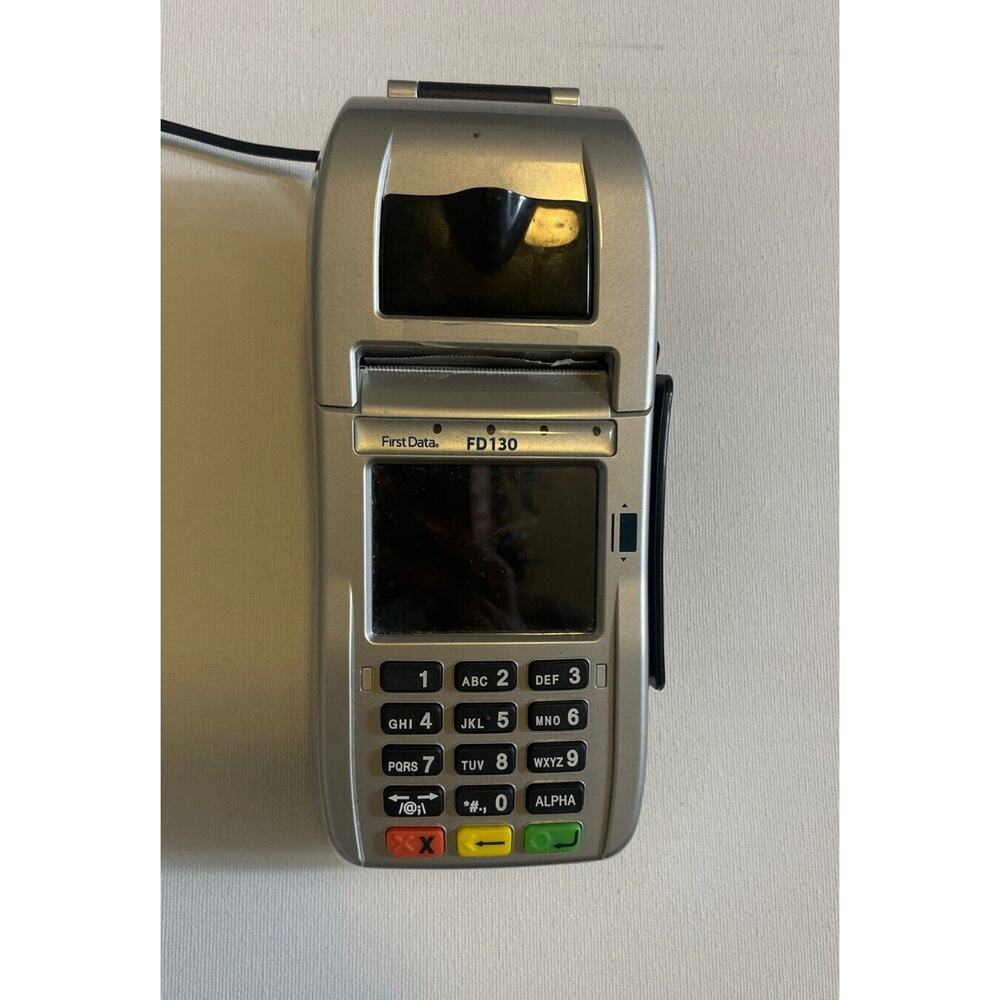 FIRST DATA FD130 CREDIT CARD MACHINE WITH POWER SUPPLY IT-36